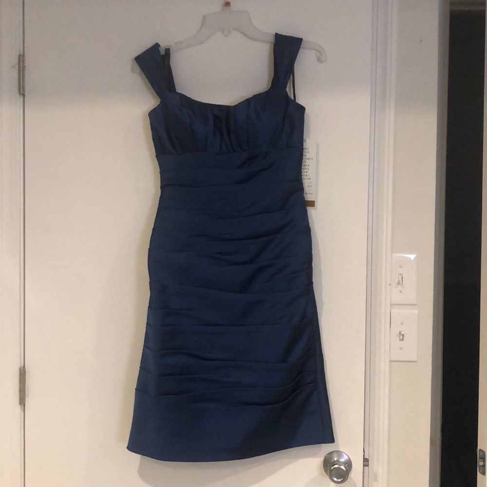 Bill Levkoff dress, new with tags, Royal Blue, style 372, size 6 (runs small)